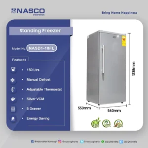 NASCO 150 LITRE STANDING FREEZER
