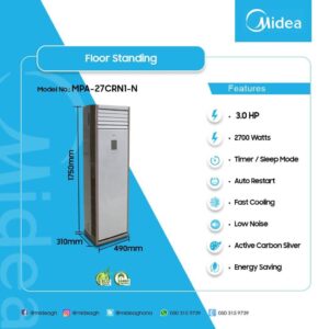 MIDEA FLOOR STANDING INVERTER AC