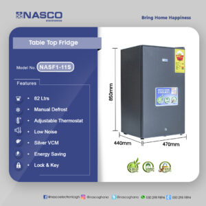 Nasco 82 Litre Table top fridge