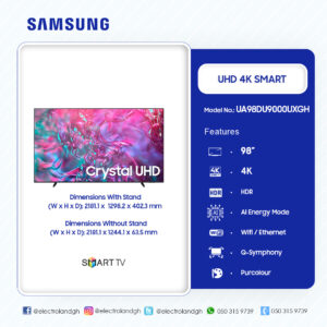SAMSUNG 98 INCH UHD 4K SMART